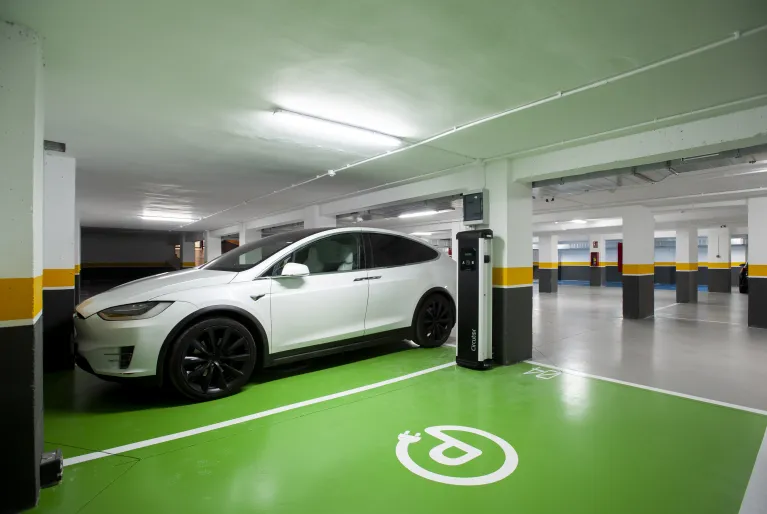Parking para coches eléctricos