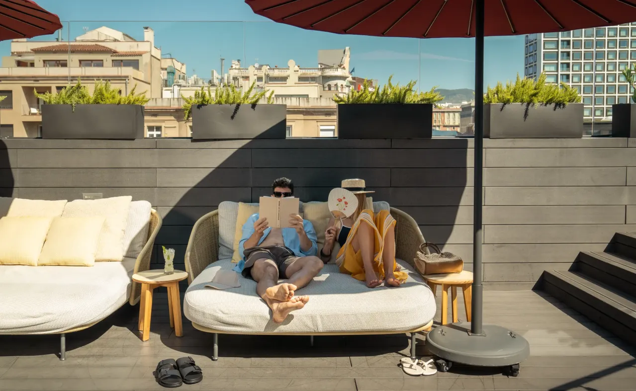 Catalonia tiene hoteles urbanos con piscina